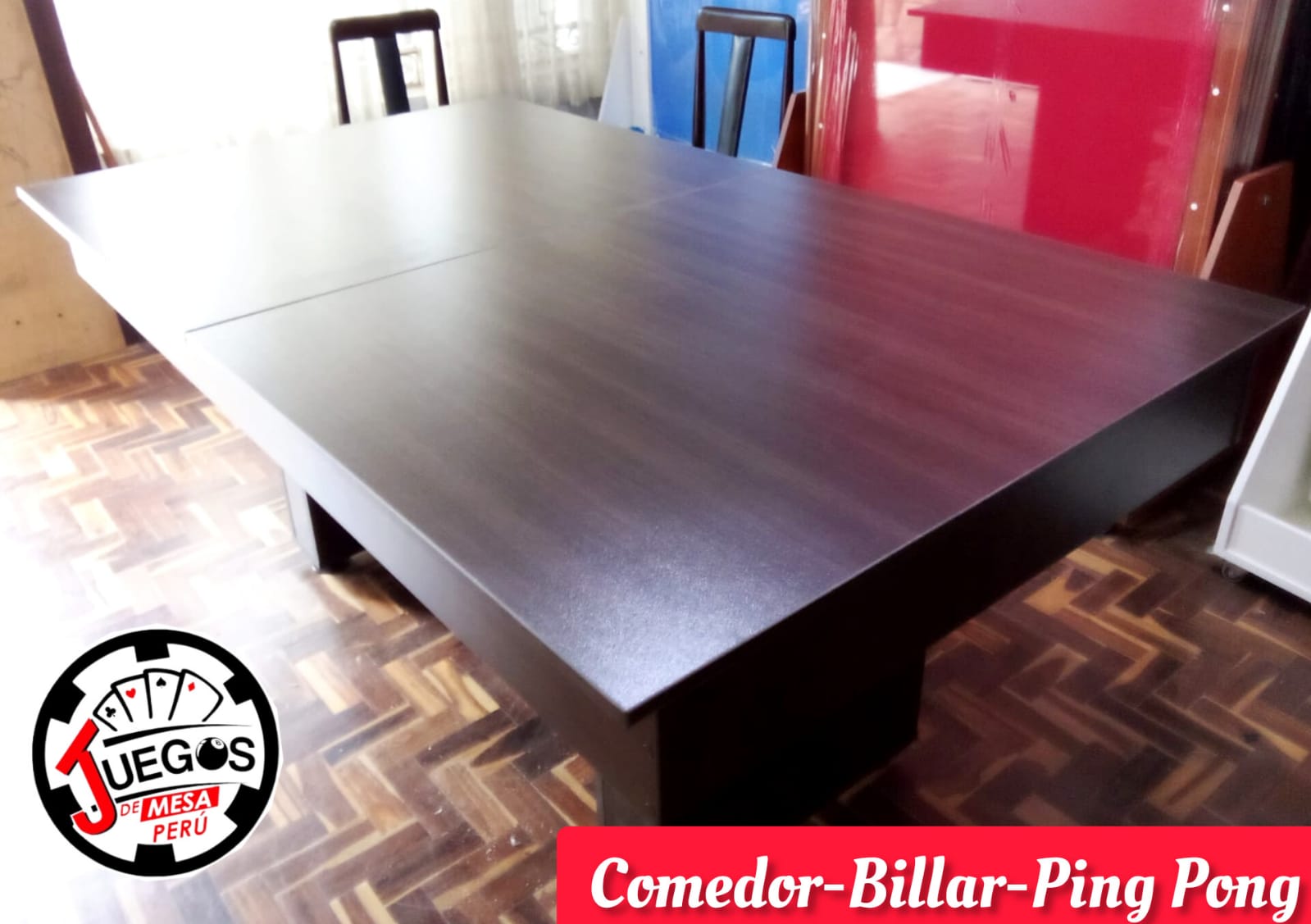 Mesa de billar , ping pong y comedor – Tienda de Poker Perú